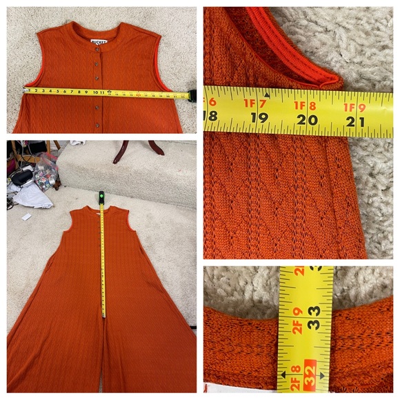BUCKETLIST Wide Leg Solid Jumpsuit Rust - Picture 6 of 8